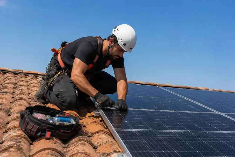Maintenance et monitoring de panneaux solaires à Saint-Félix